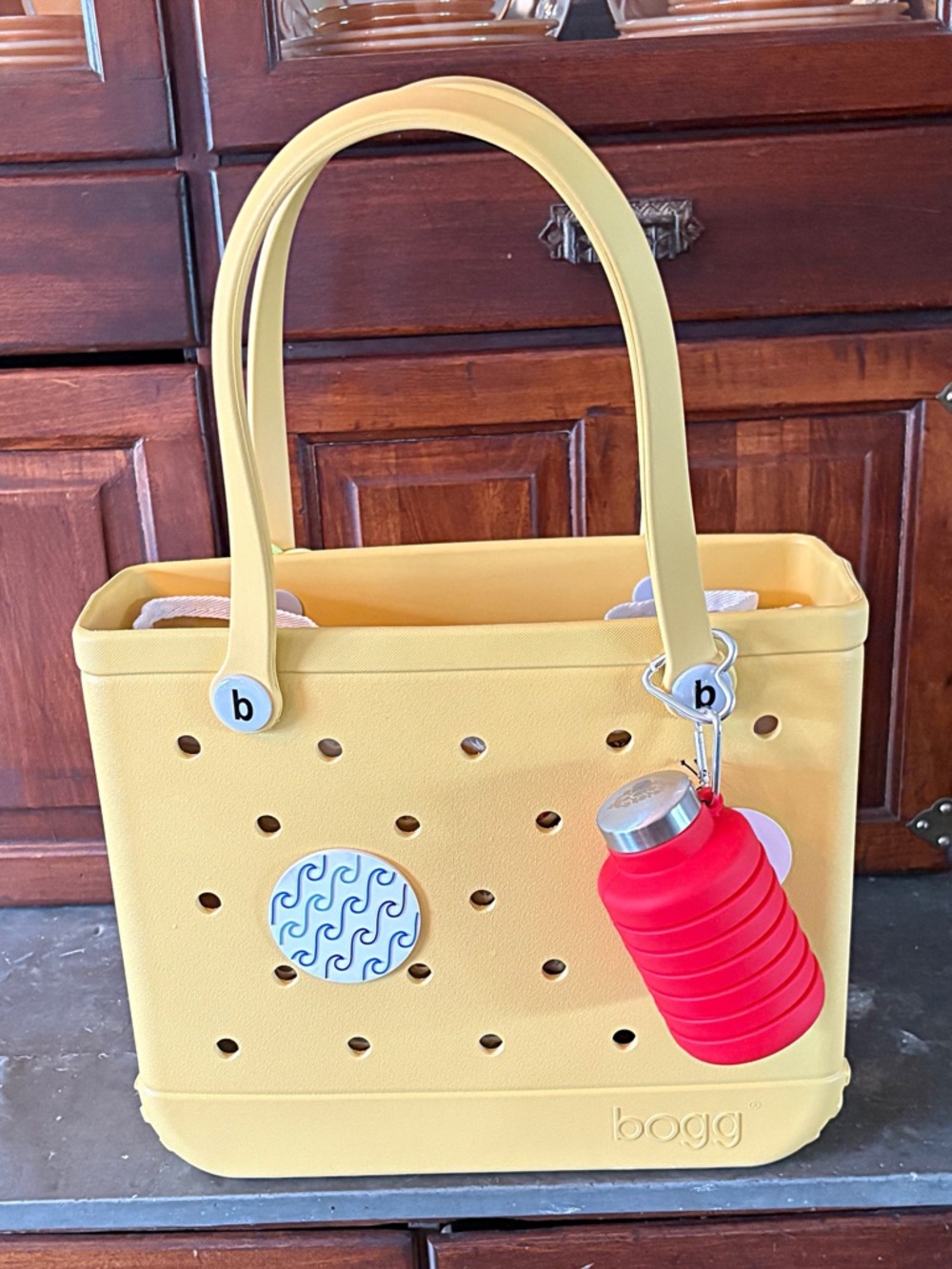 ♥️💖 FP Movement X Mayim Sport Silicone Collapsible Water Bottle & Carabiner NWT - Picture 9 of 10
